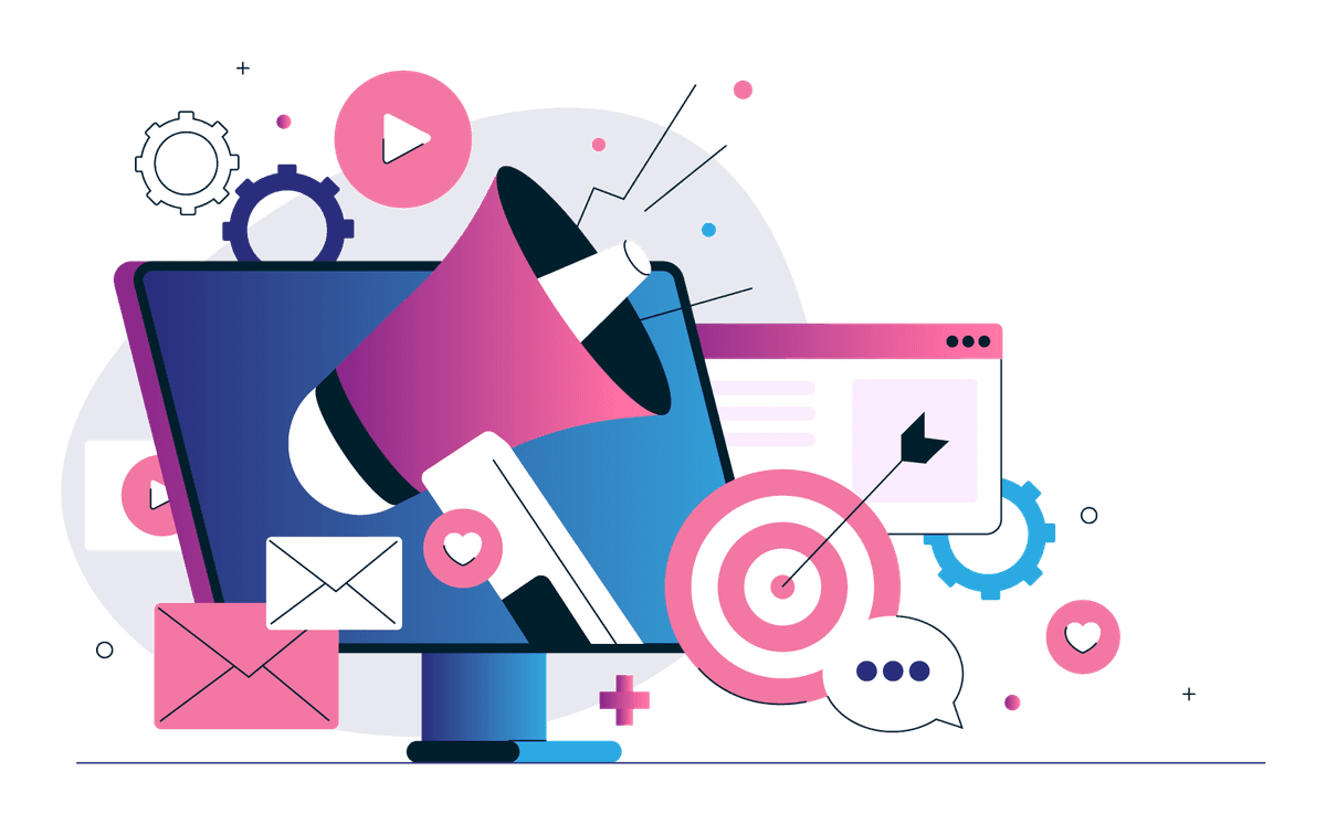 Digital Marketing Illustration